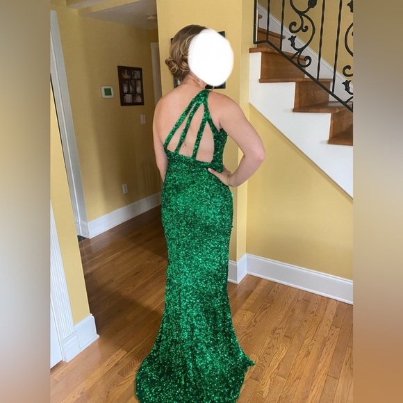 Sherri Hill‎ Emerald Prom Dress 54330 Size 4 - Picture 1 of 8